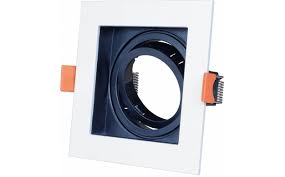 2052 RECESSED SPOTLIGHT - SQUARE - BLACK/WHITE