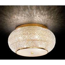 165004 PASHA PL14 CEILING LIGHT - ORO