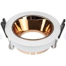 2049 RECESSED SPOT LIGHT -ALUMINIUM RND -WHT/RG REFLECTOR